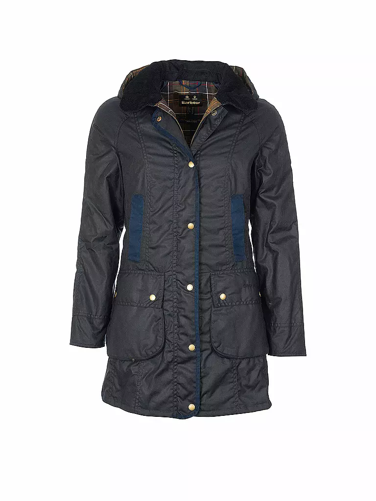 BARBOUR | Parka BOWER WAX | Blu scuro
