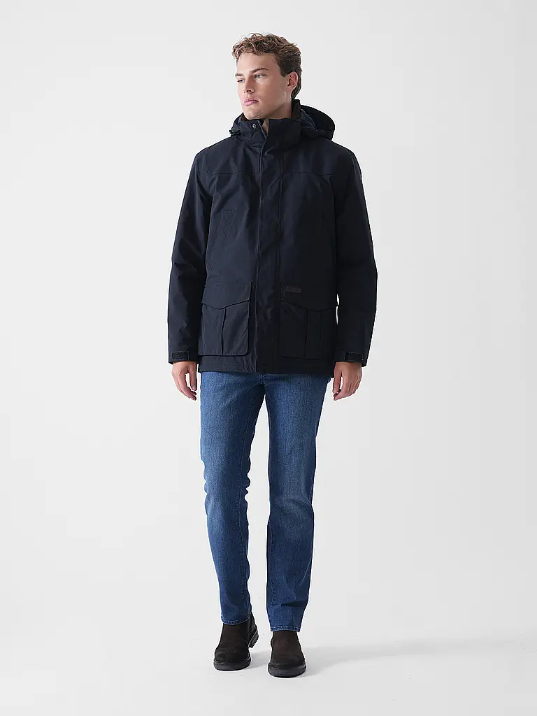 BARBOUR | Parka BROCKSTONE | Blu scuro