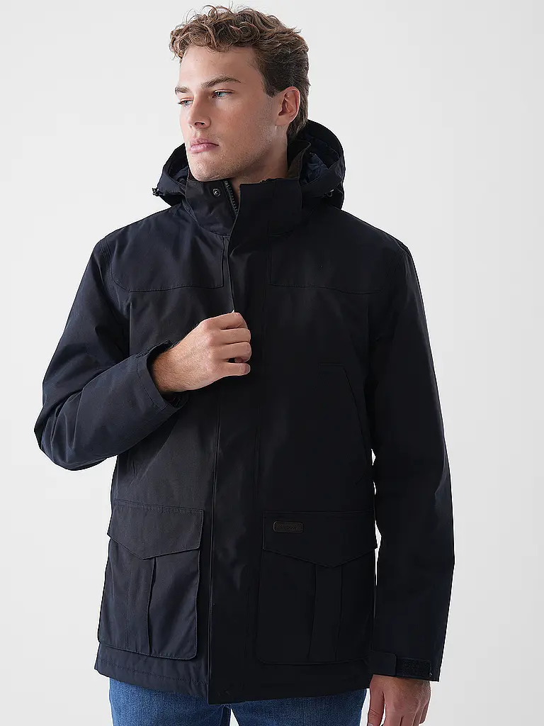 BARBOUR | Parka BROCKSTONE | Blu scuro