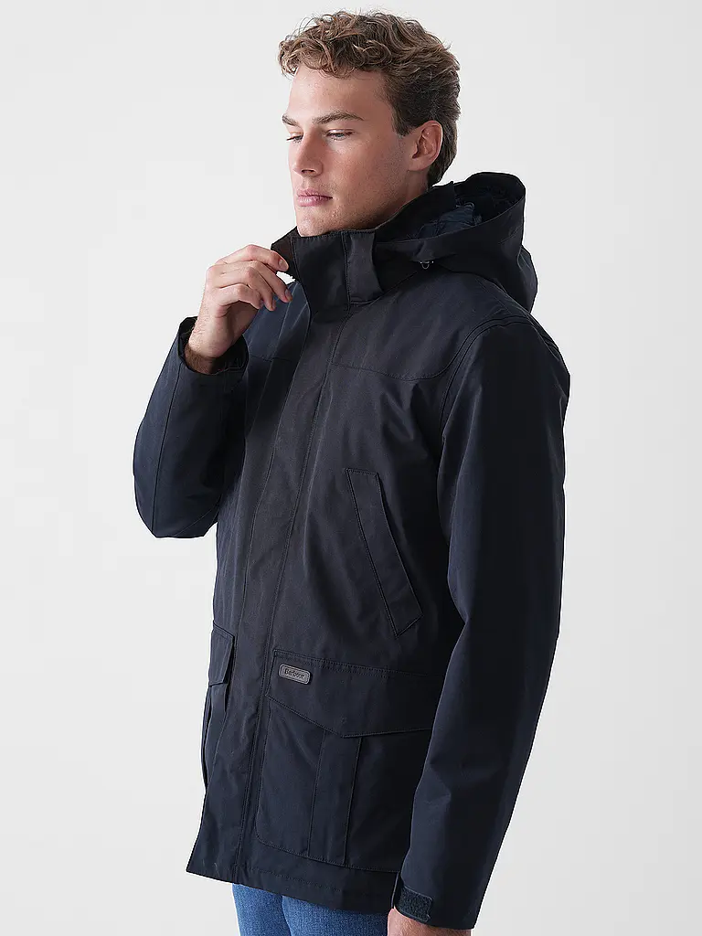 BARBOUR | Parka BROCKSTONE | Blu scuro