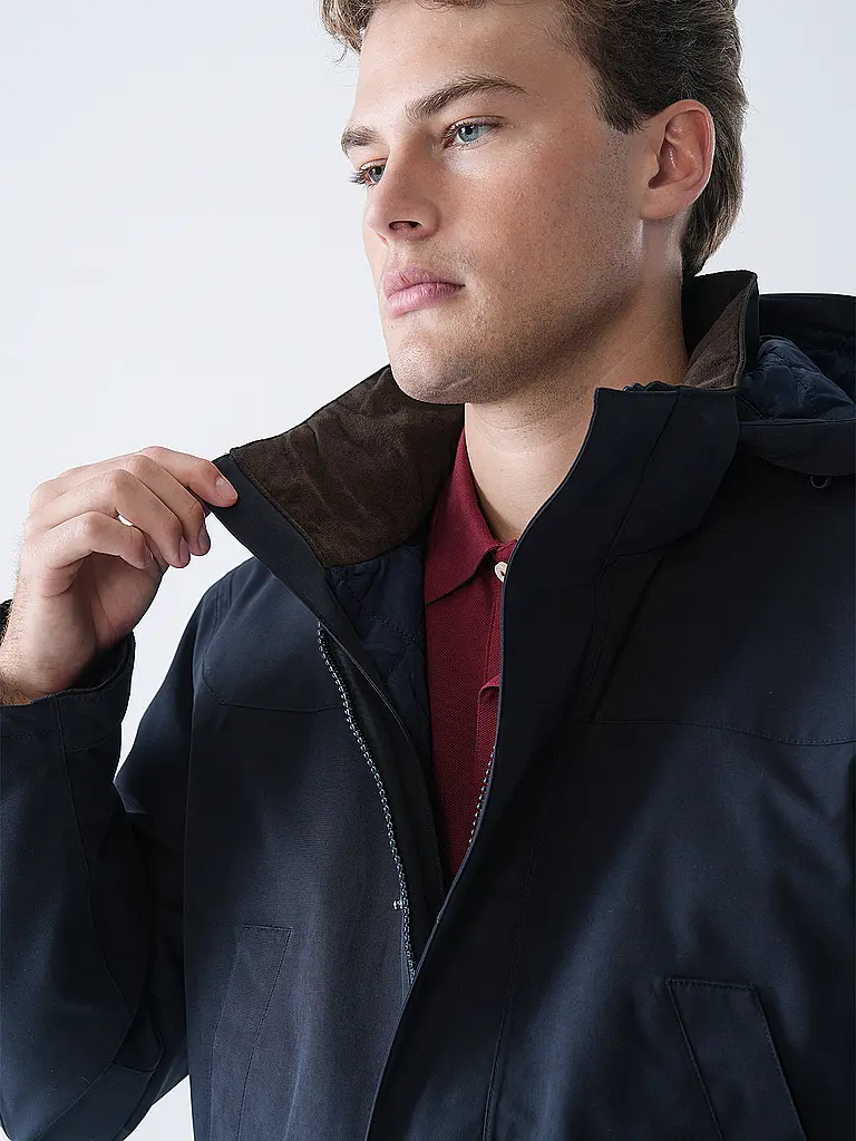 BARBOUR | Parka BROCKSTONE | Blu scuro