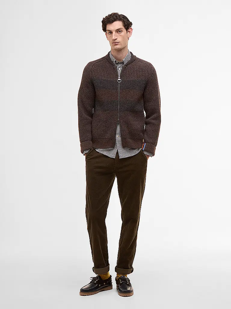 BARBOUR | Paul Smith loves Barbour Cardigan | Marrone