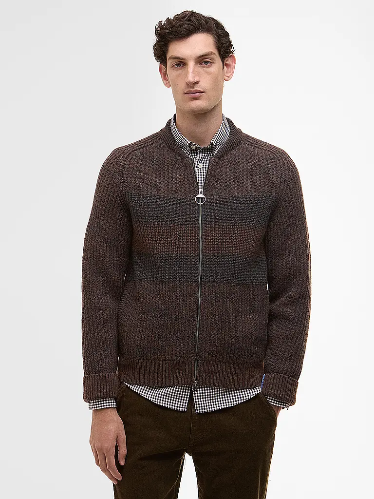 BARBOUR | Paul Smith loves Barbour Cardigan | Marrone