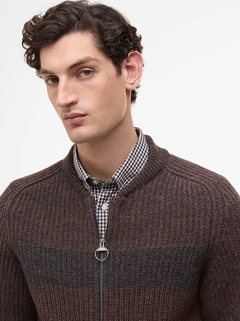 BARBOUR | Paul Smith loves Barbour Cardigan | Marrone