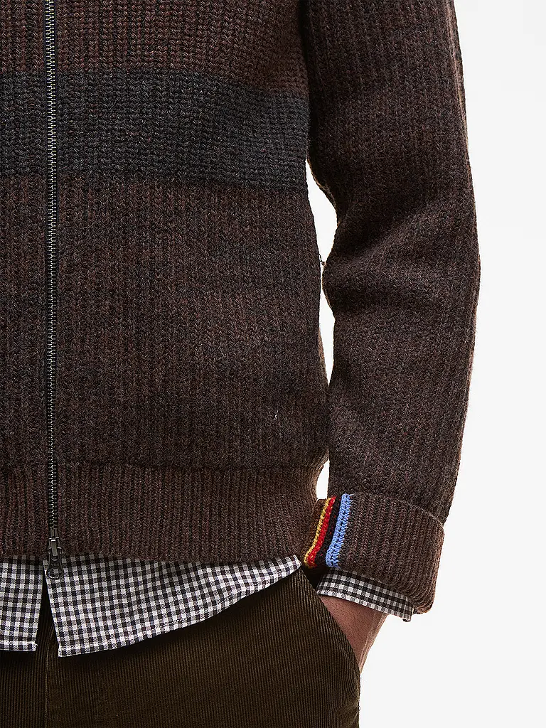 BARBOUR | Paul Smith loves Barbour Cardigan | Marrone
