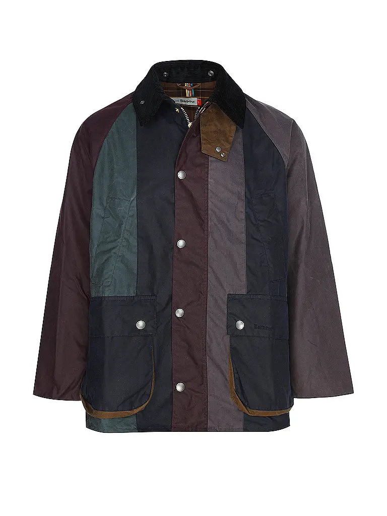 BARBOUR | Paul Smith loves Barbour Giacca cerata a righe oversize Bedale | Multicolore
