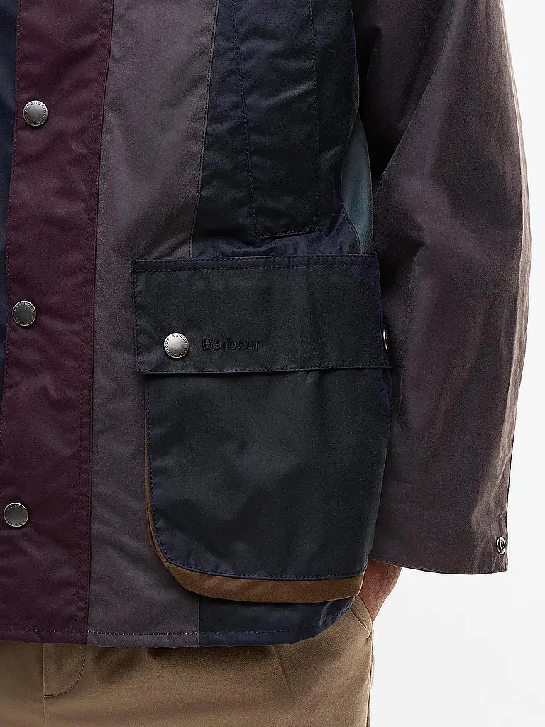 BARBOUR | Paul Smith loves Barbour Giacca cerata a righe oversize Bedale | Multicolore