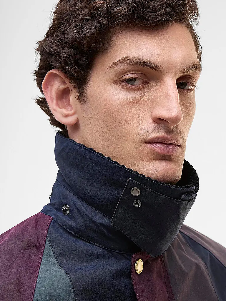 BARBOUR | Paul Smith loves Barbour Giacca cerata a righe oversize Bedale | Multicolore