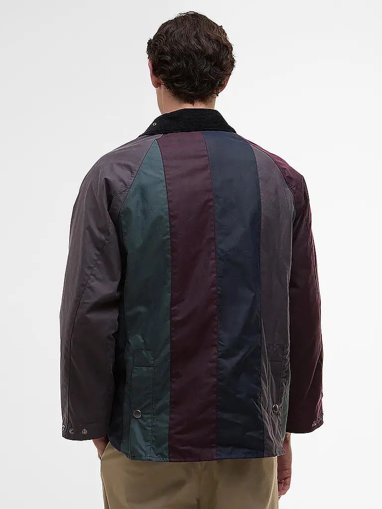 BARBOUR | Paul Smith loves Barbour Giacca cerata a righe oversize Bedale | Multicolore