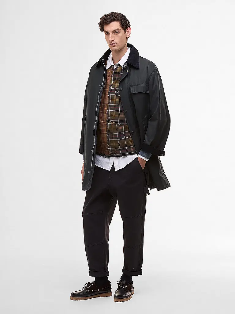 BARBOUR | Paul Smith loves Barbour Giacca cerata Beeston | Blu scuro