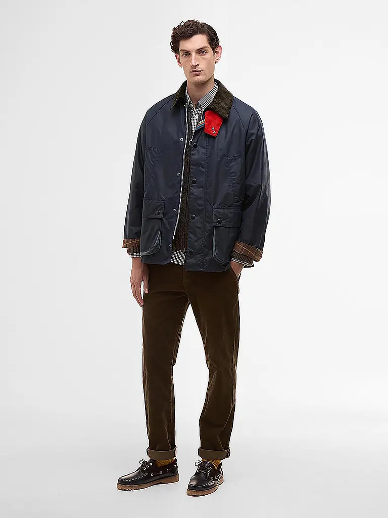 BARBOUR | Paul Smith loves Barbour Giacca cerata Oversized Bedale | Blu scuro
