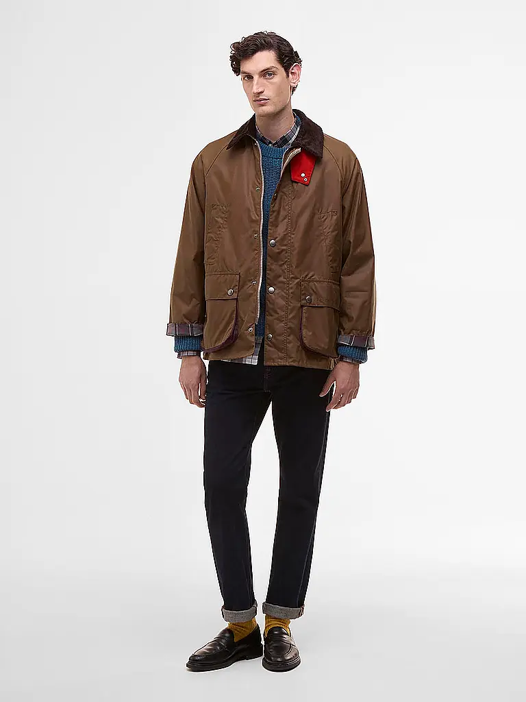 BARBOUR | Paul Smith loves Barbour Giacca cerata Oversized Bedale | Marrone