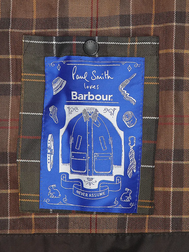 BARBOUR | Paul Smith loves Barbour Giacca cerata Oversized Bedale | 