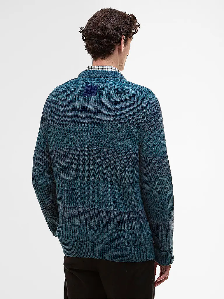 BARBOUR | Paul Smith loves Barbour Pullover Saddle girocollo | Blu