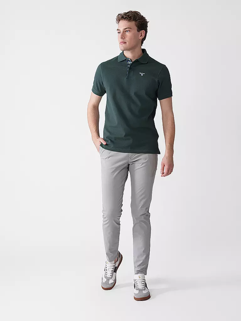 BARBOUR | Polo vestibilità regular | Verde scuro