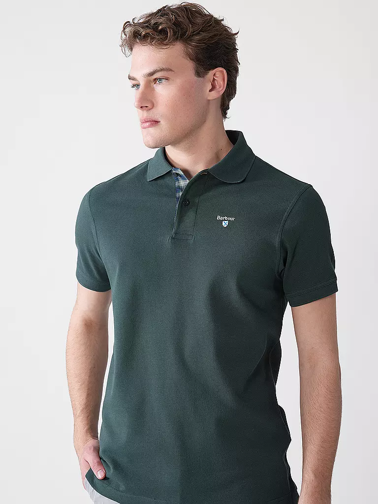 BARBOUR | Polo vestibilità regular | Verde scuro