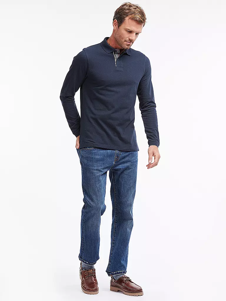 BARBOUR | Poloshirt ESSENTIAL | Blu scuro