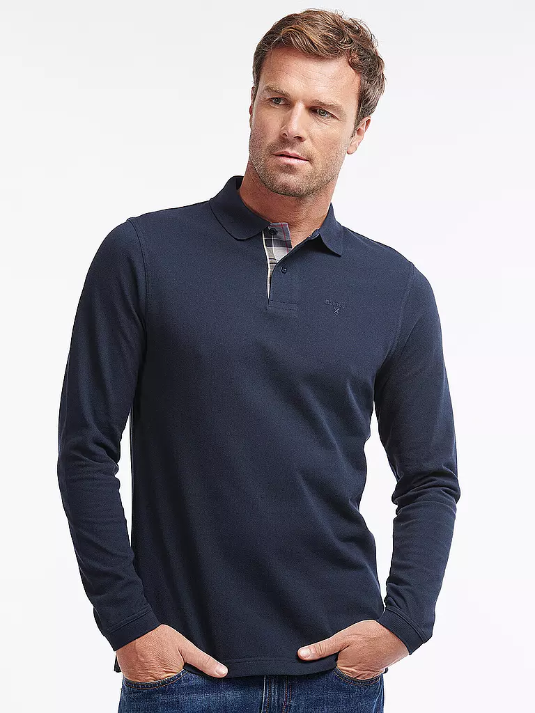 BARBOUR | Poloshirt ESSENTIAL | Blu scuro