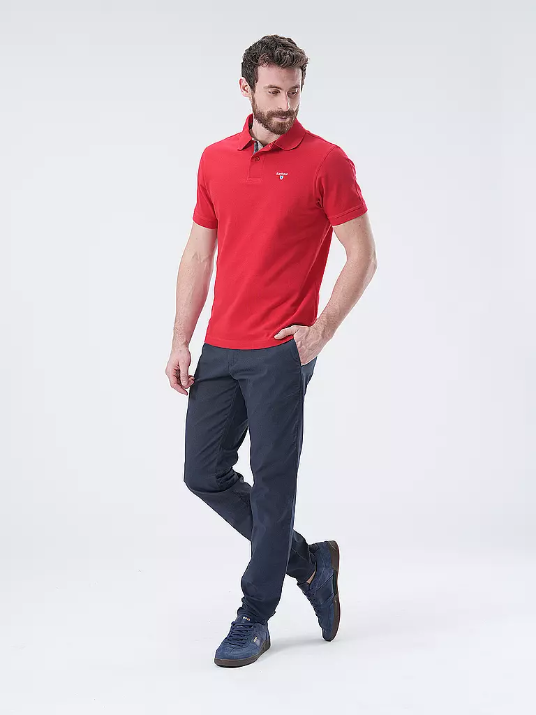 BARBOUR | Poloshirt Regular Fit | Rosso