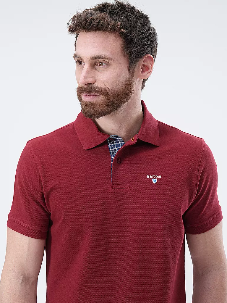 BARBOUR | Poloshirt Regular Fit | Rosso