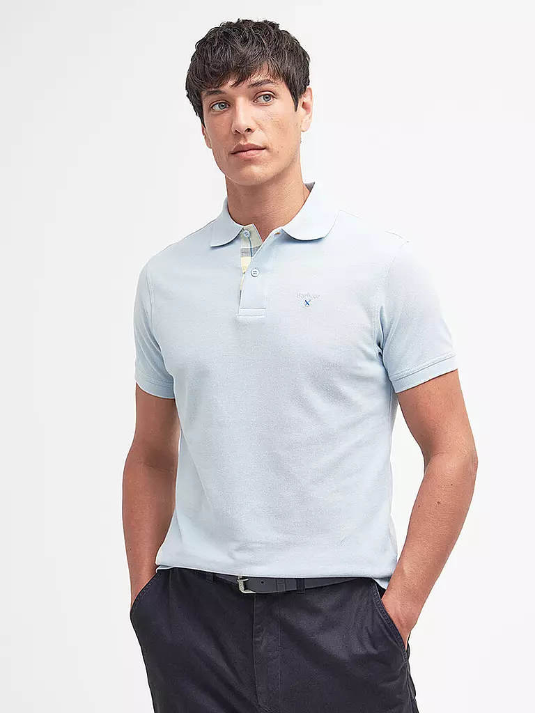 BARBOUR | Poloshirt Regular Fit | Blu chiaro