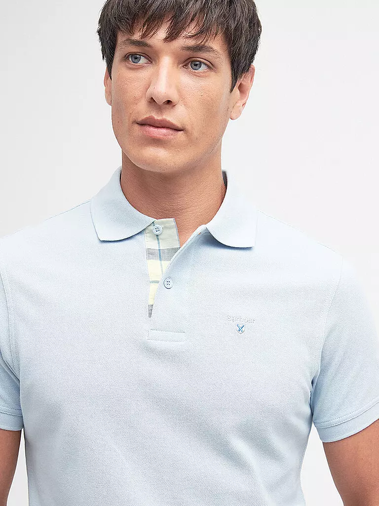 BARBOUR | Poloshirt Regular Fit | Blu chiaro