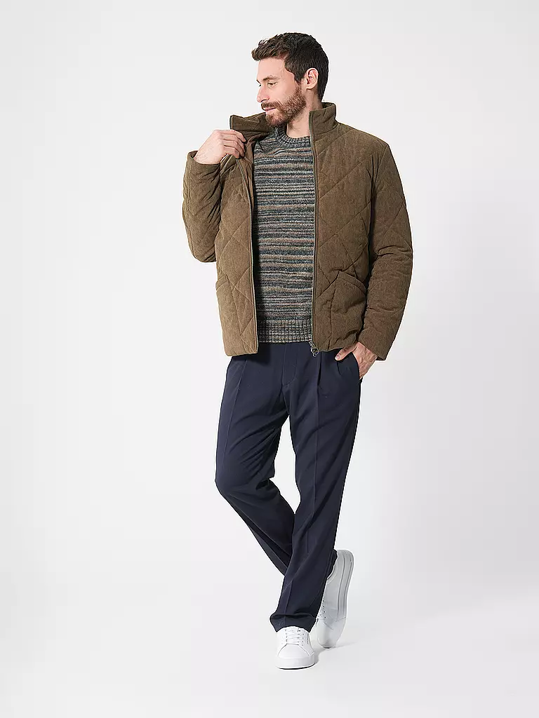 BARBOUR | Pullover PATELEY STRIPED | Grigio