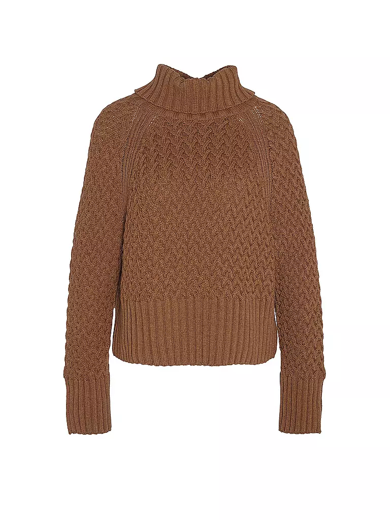 BARBOUR | Rollkragenpullover MALTON | Cammello