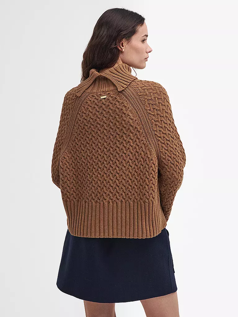 BARBOUR | Rollkragenpullover MALTON | Cammello