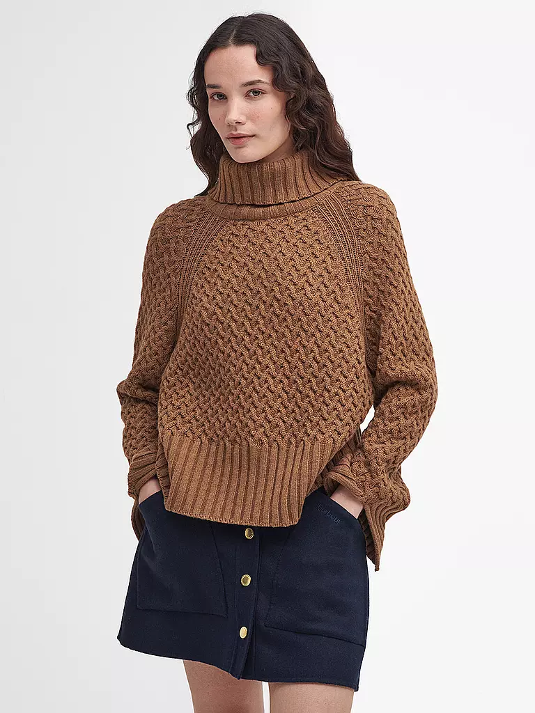 BARBOUR | Rollkragenpullover MALTON | Cammello