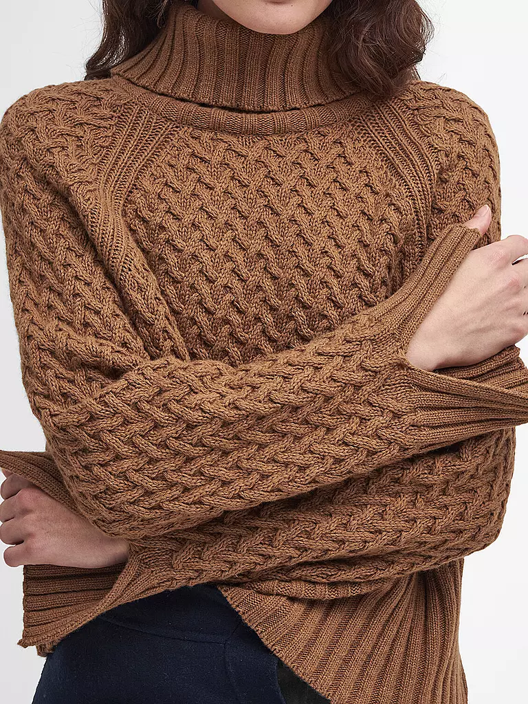 BARBOUR | Rollkragenpullover MALTON | Cammello