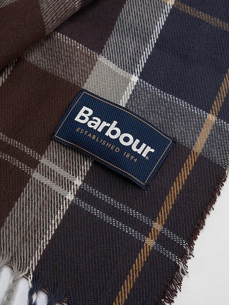 BARBOUR | Set regalo 2 pezzi sciarpa e cappello SWINTON CHRISTMAS | Grigio