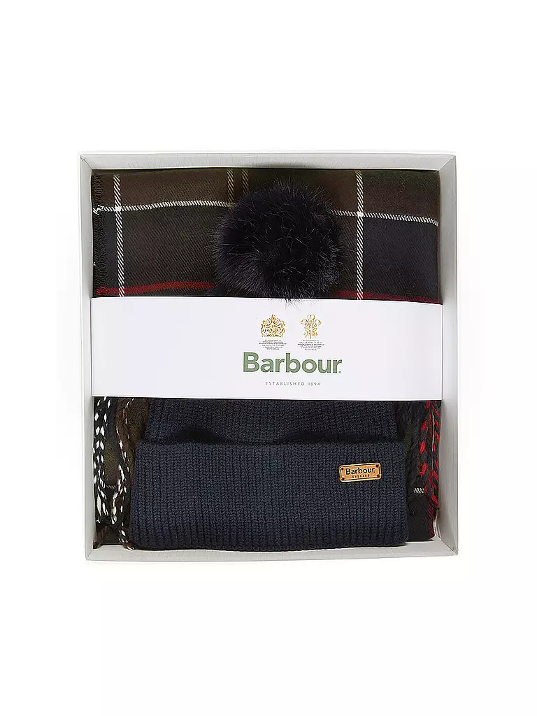 BARBOUR | Set regalo berretto e sciarpa DOVER | 