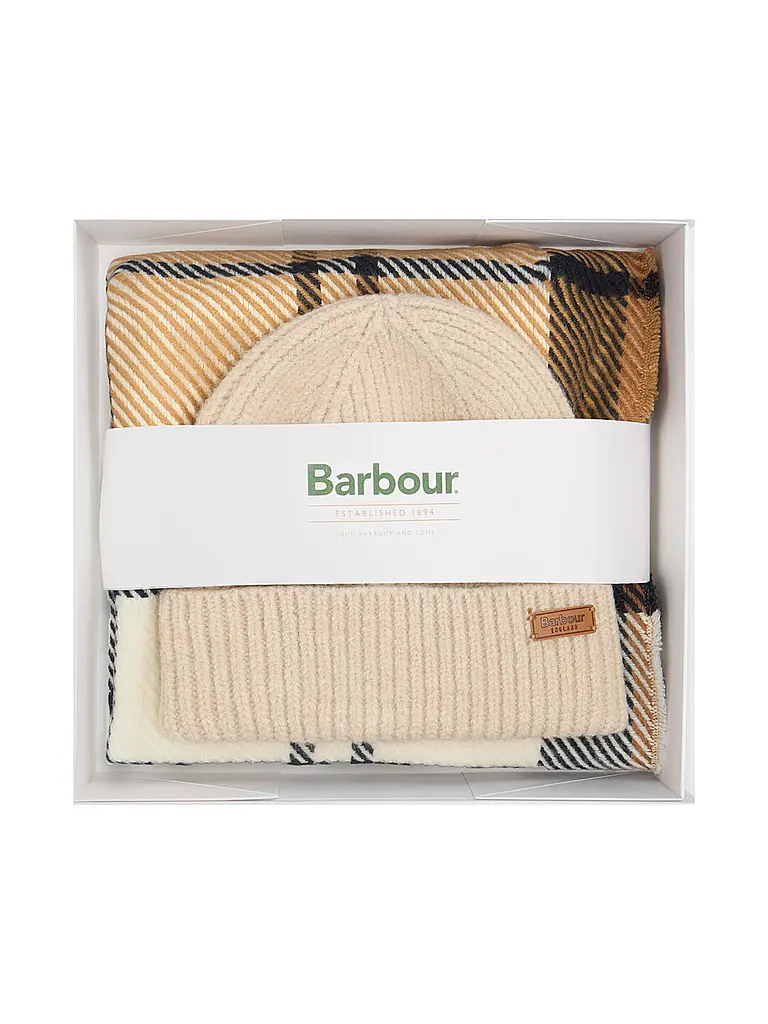 BARBOUR | Set regalo berretto e sciarpa PENDLE | 