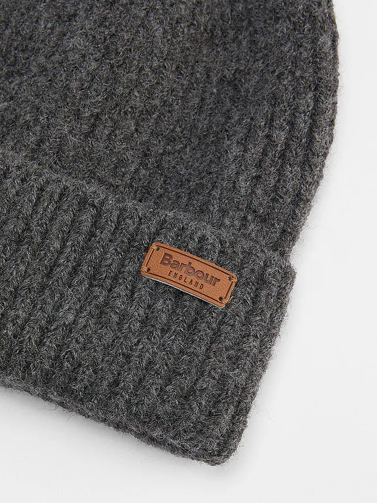 BARBOUR | Set regalo berretto e sciarpa PENDLE | Grigio
