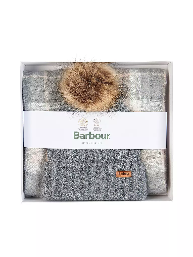 BARBOUR | Set regalo berretto e sciarpa SALTBURN |