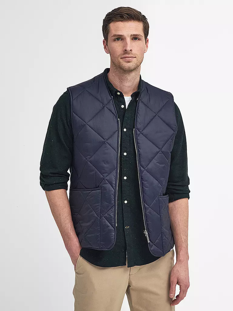 BARBOUR | Steppgilet  | Blu scuro