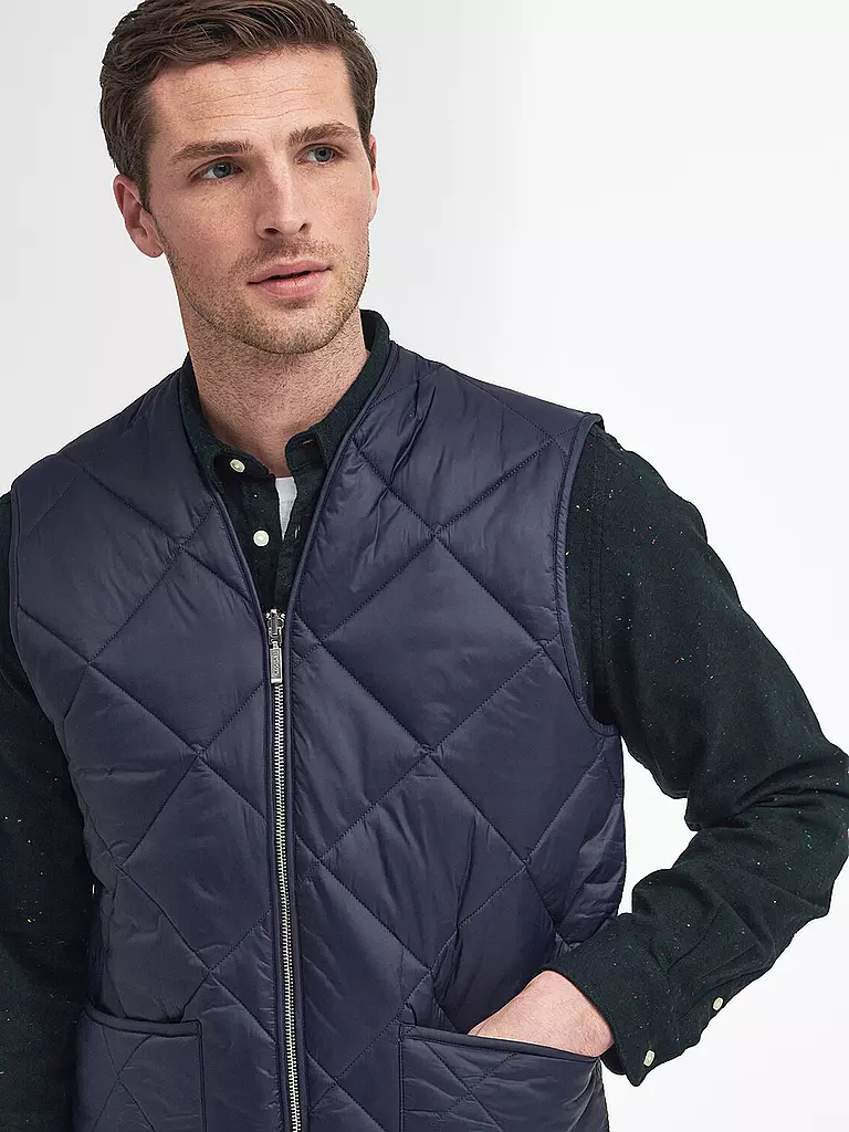 BARBOUR | Steppgilet  | Blu scuro