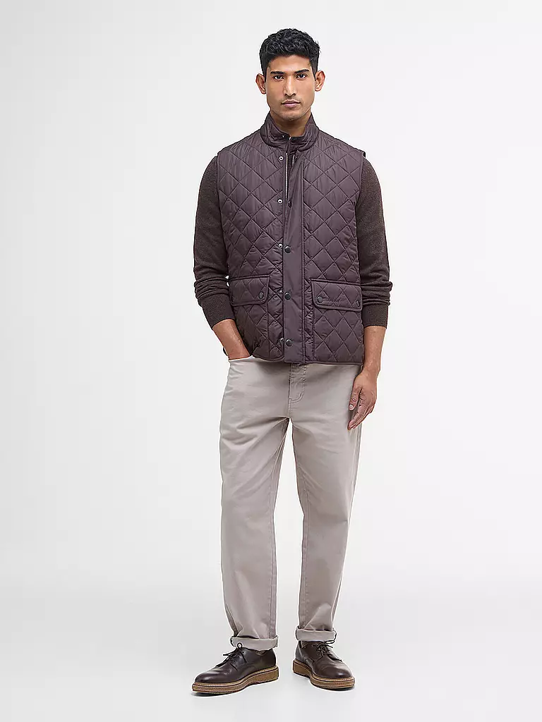 BARBOUR | Steppgilet LOWERDALE | Marrone