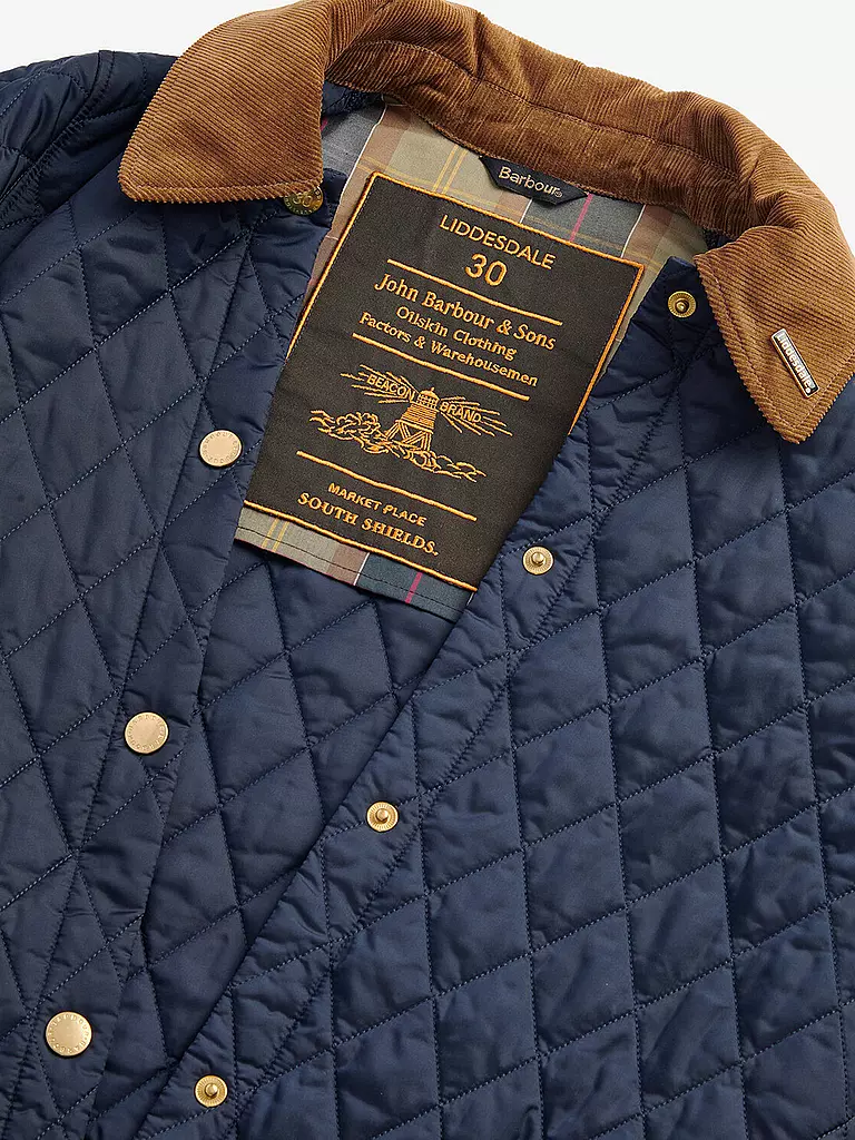 BARBOUR | Steppjacke MODERN LIDDESDALE | Blu scuro