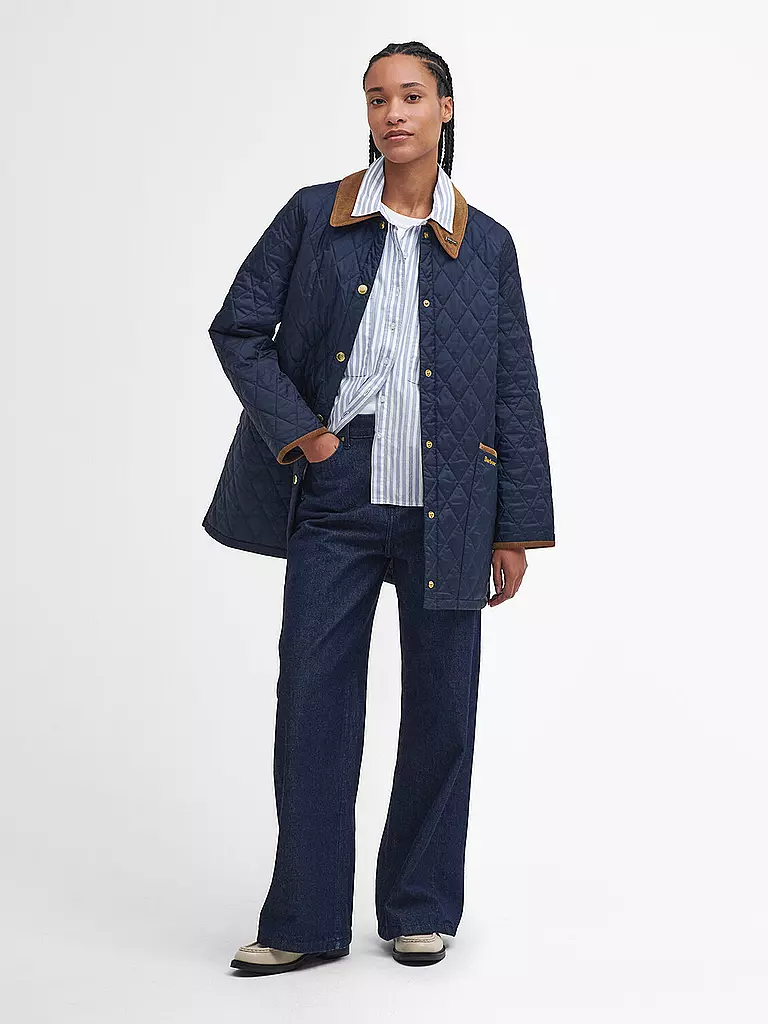 BARBOUR | Steppjacke MODERN LIDDESDALE | Blu scuro