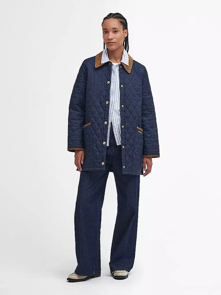 BARBOUR | Steppjacke MODERN LIDDESDALE | Blu scuro