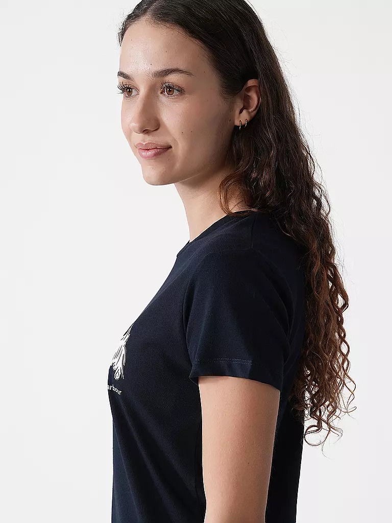 BARBOUR | T-Shirt HIGHLANDS | Blu scuro