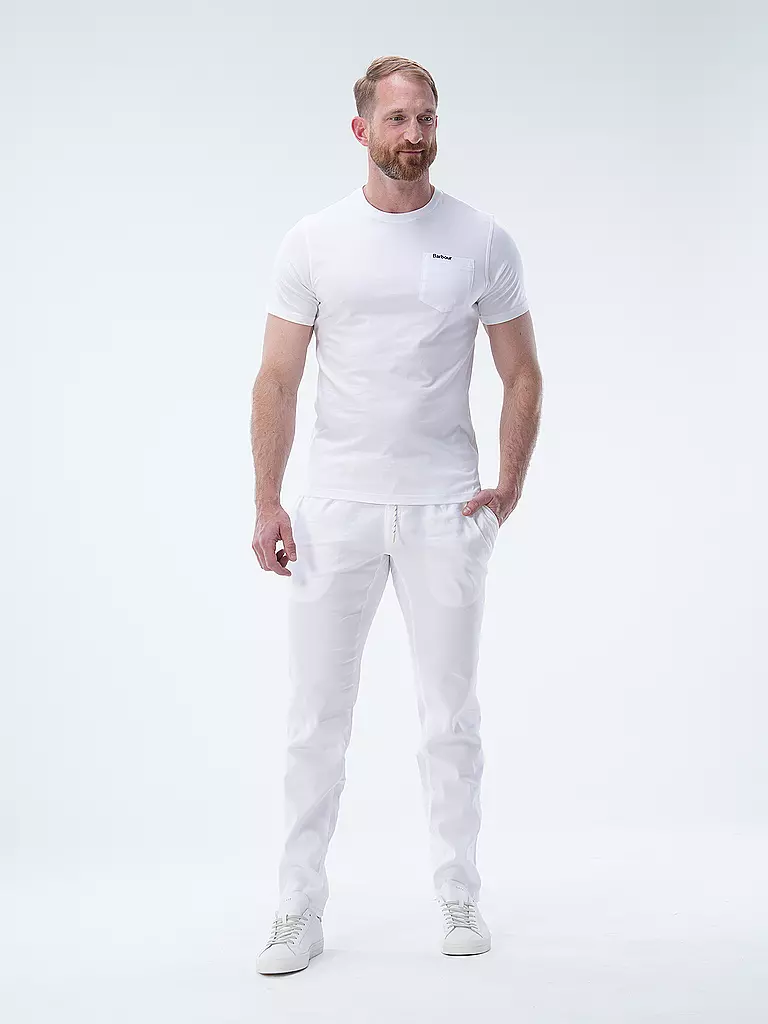 BARBOUR | T-Shirt LANGDON | Bianco