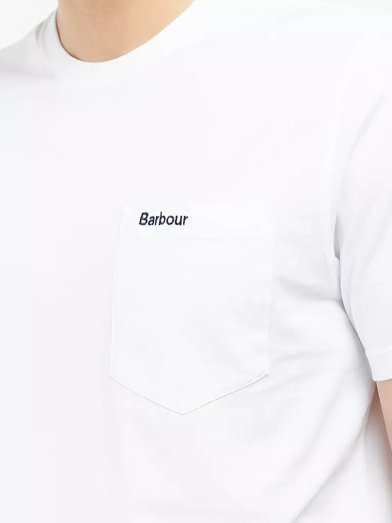 BARBOUR | T-Shirt LANGDON | Bianco