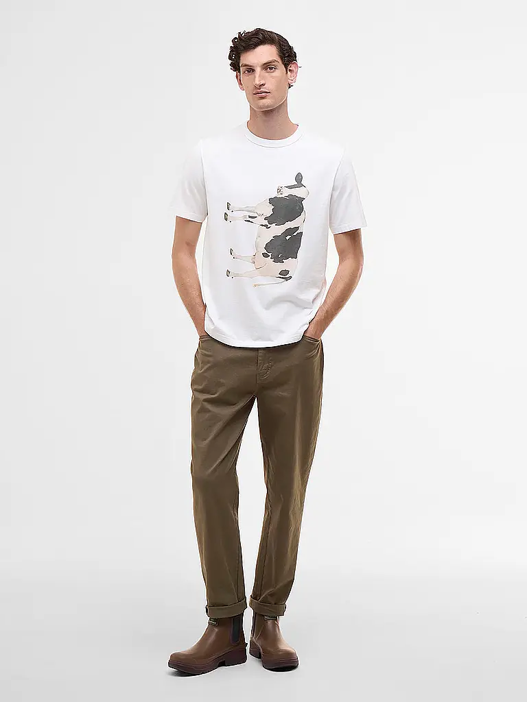 BARBOUR | T-Shirt Paul Smith loves Barbour | Bianco
