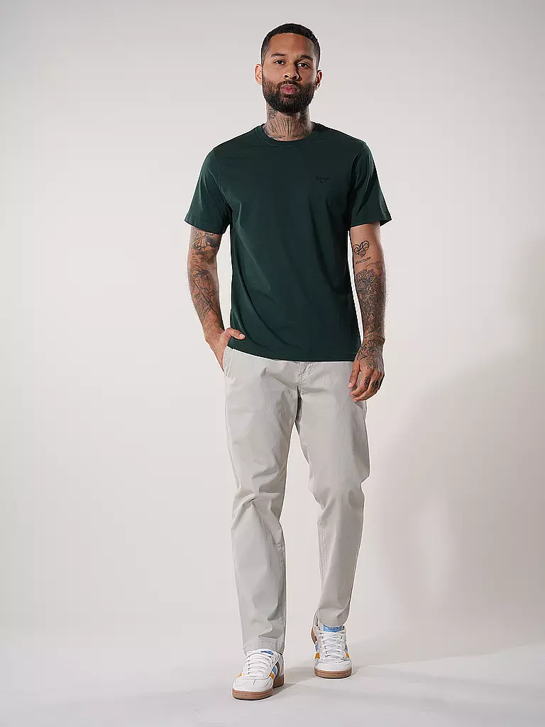 BARBOUR | T-Shirt Regular Fit | Verde scuro