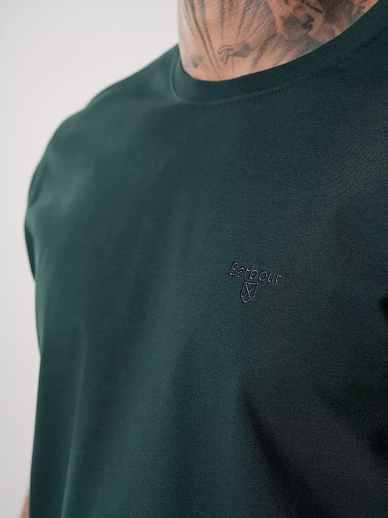 BARBOUR | T-Shirt Regular Fit | Verde scuro