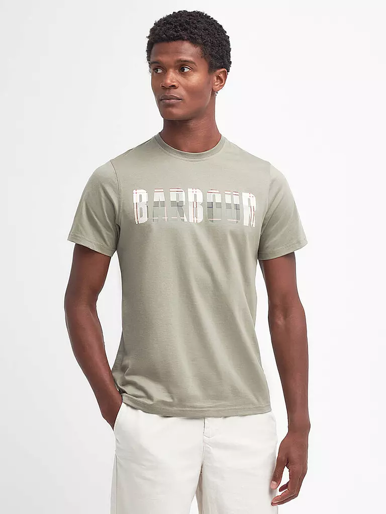 BARBOUR | T-Shirt THURNFORD | Verde chiaro