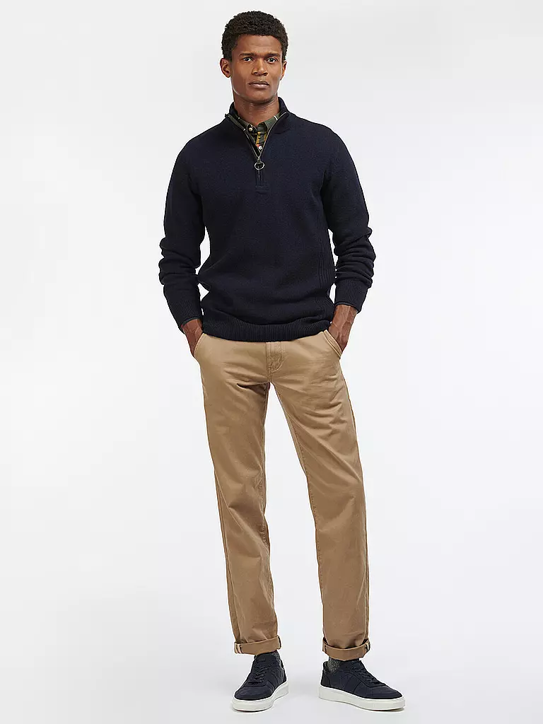 BARBOUR | Troyer Pullover HOLDIN  | Blu scuro